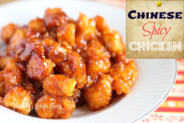 Chinese Spicy Chicken | Mandy's Recipe Box