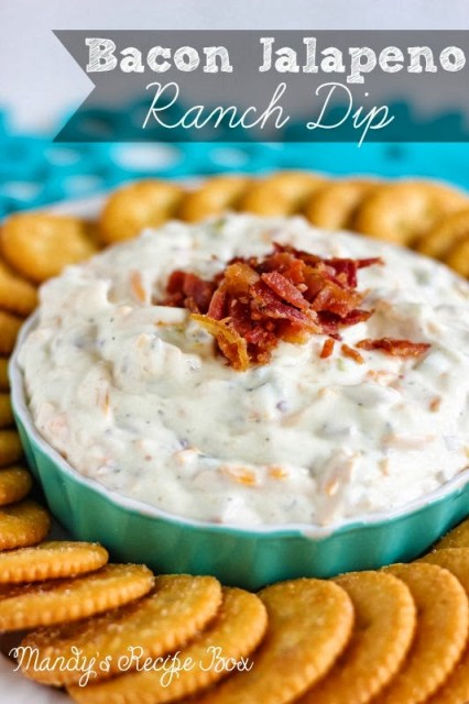 Bacon Jalapeno Ranch Dip | Mandy's Recipe Box