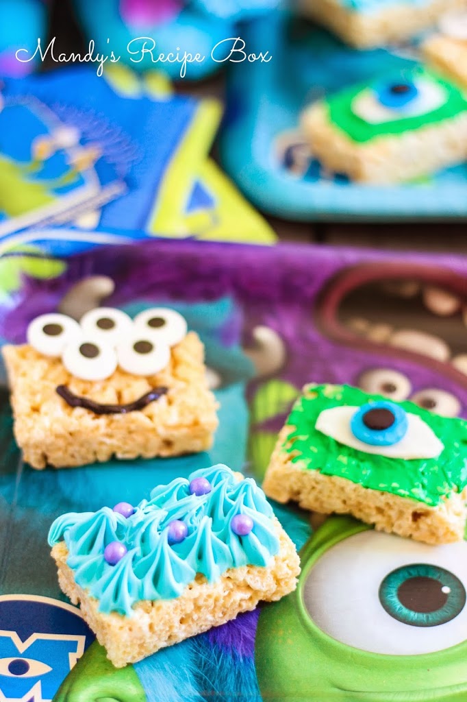 Monsters U Krispy Rice Treats | Mandy's Recipe Box
