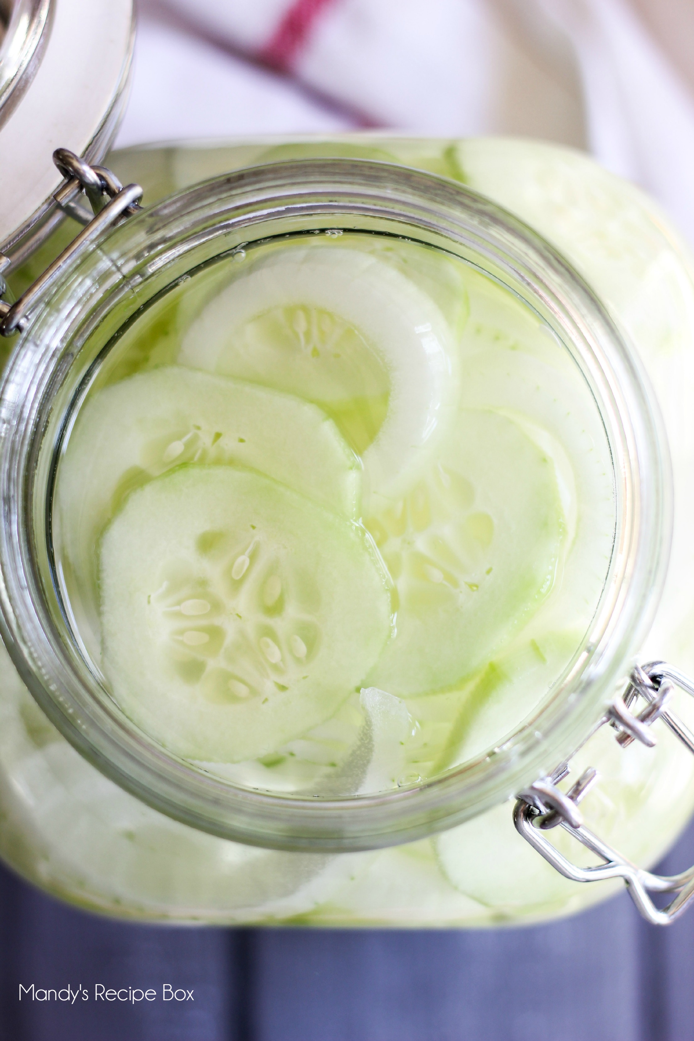 Cucumbers in Vinegar Mandy's Recipe Box