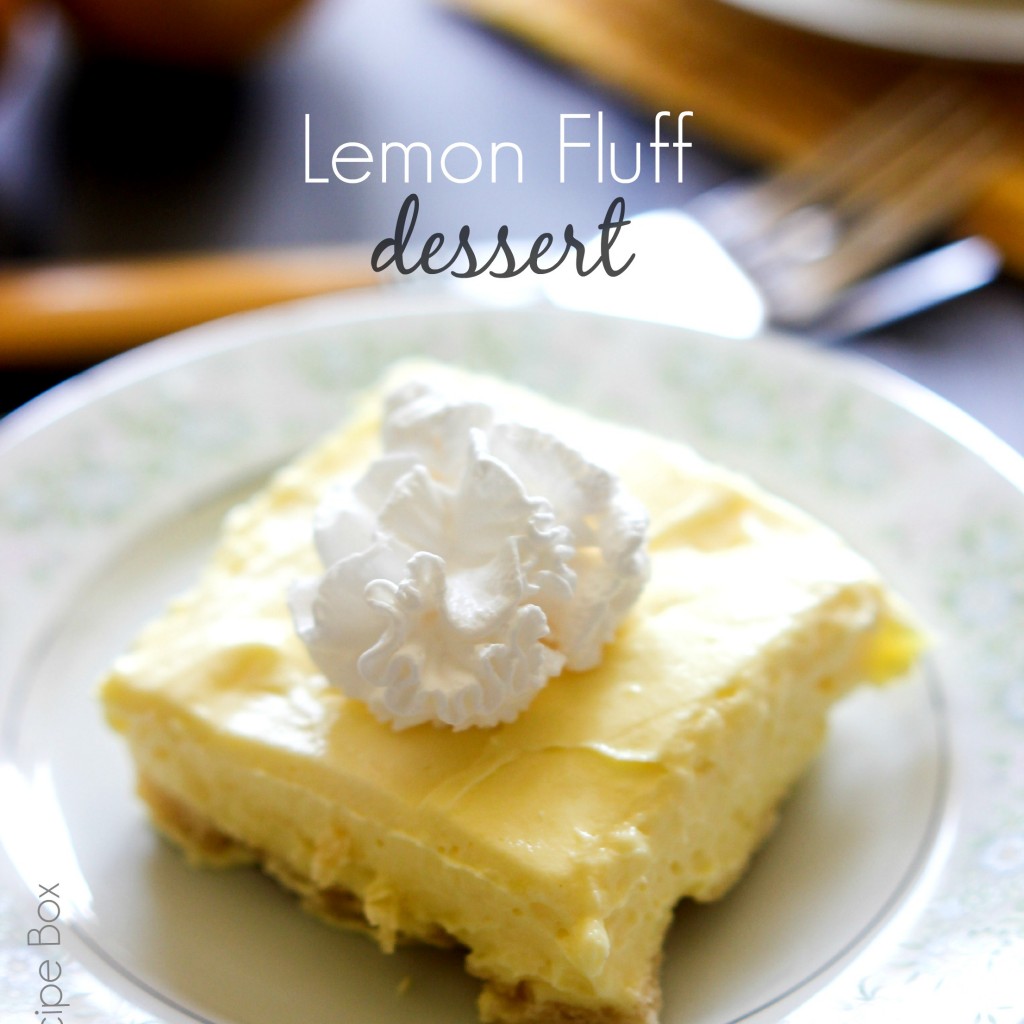 Lemon Fluff Dessert Mandy's Recipe Box