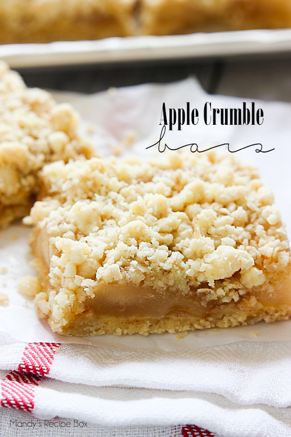 Apple Crumble Bars | Mandy's Recipe Box