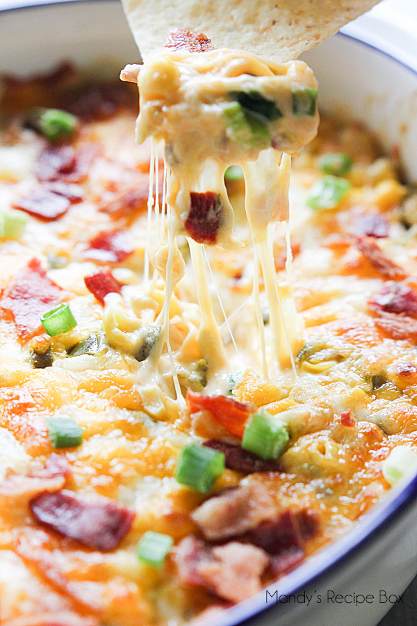 Cheesy Bacon Corn Dip {Mandy's Recipe Box}