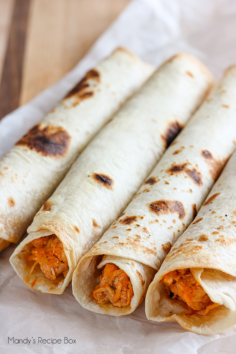 Buffalo Chicken Taquitos | Mandy's Recipe Box