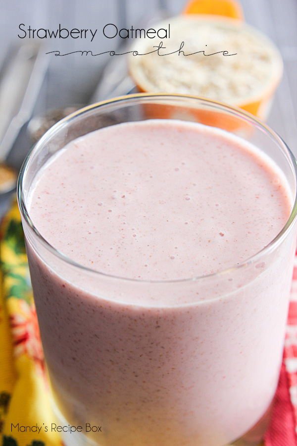 Strawberry Oatmeal Smoothie