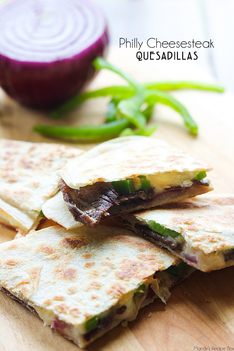 Philly Cheesesteak Quesadillas 