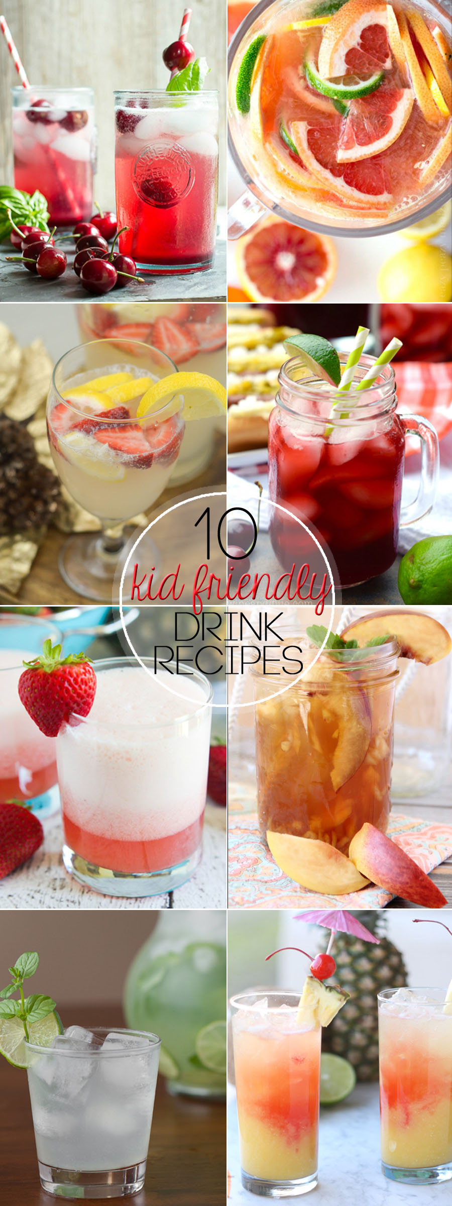 10 Kid Friendly Drinks | Mandy's Recipe Box