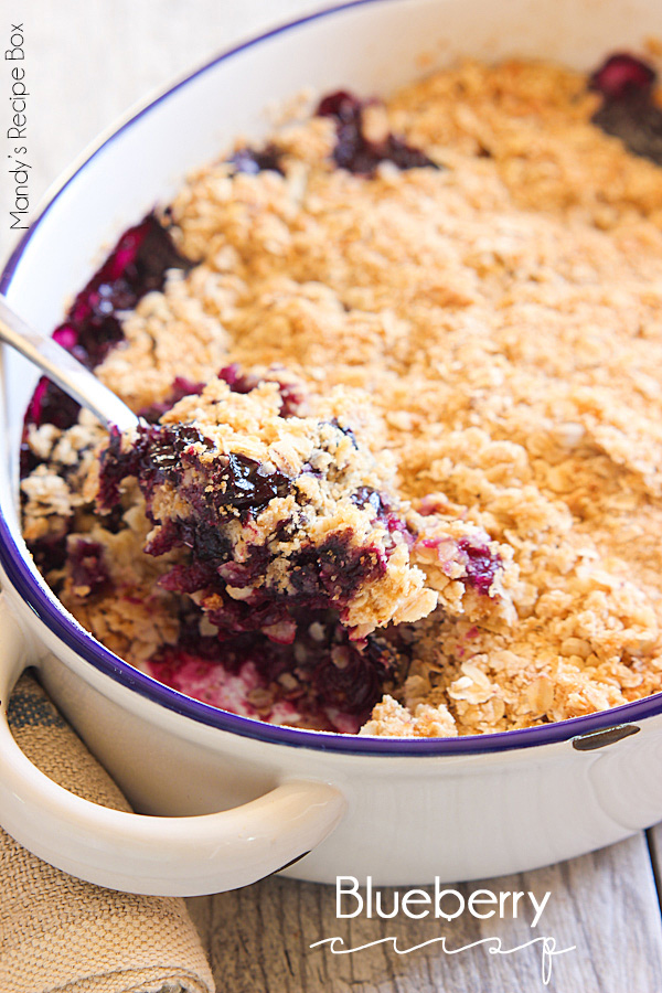 Blueberry Crisp | Mandy's Recipe Box