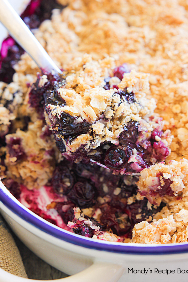 Blueberry Crisp | Mandy's Recipe Box