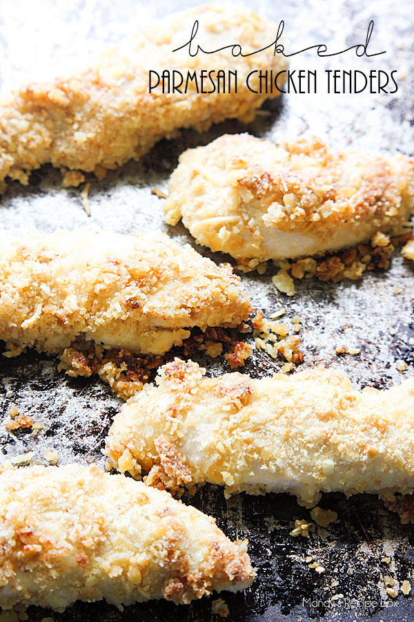 Baked Parmesan Chicken Tenders | Mandy's Recipe Box