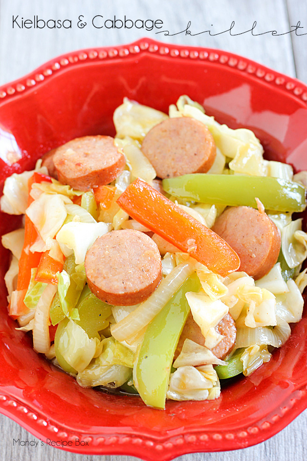 Kielbasa and Cabbage Skillet