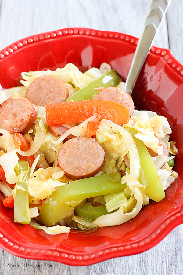 Kielbasa and Cabbage Skillet Mandy's Recipe Box