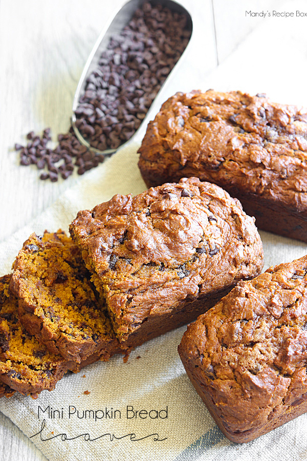 Mini Pumpkin Bread Loaves 