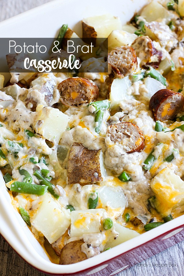 Potato and Brat Casserole