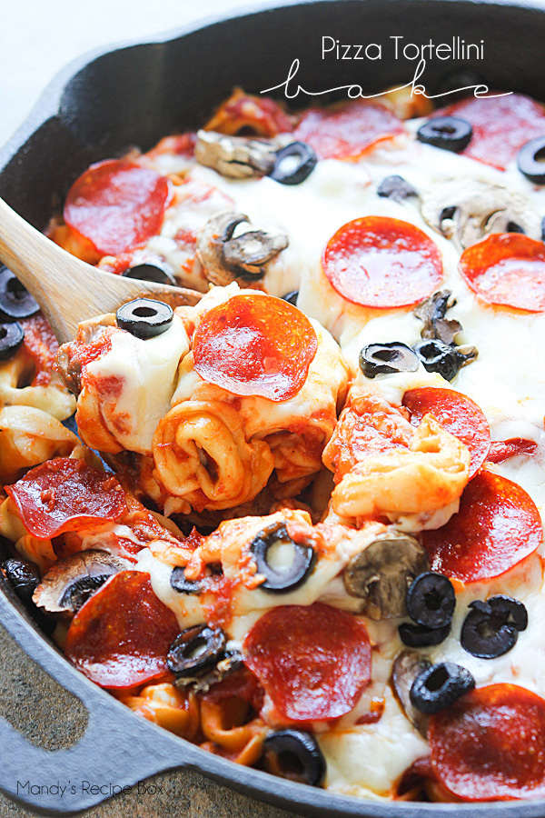 Pizza Tortellini Bake