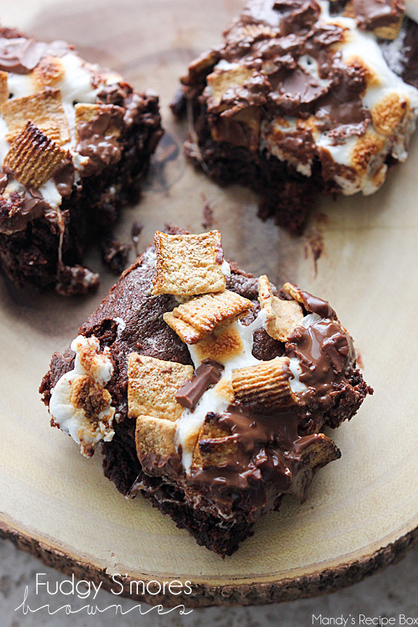 Fudgy S'mores Brownies