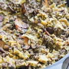 Philly Cheesesteak Style Cheesy Skillet