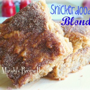 Snickerdoodle Blondies