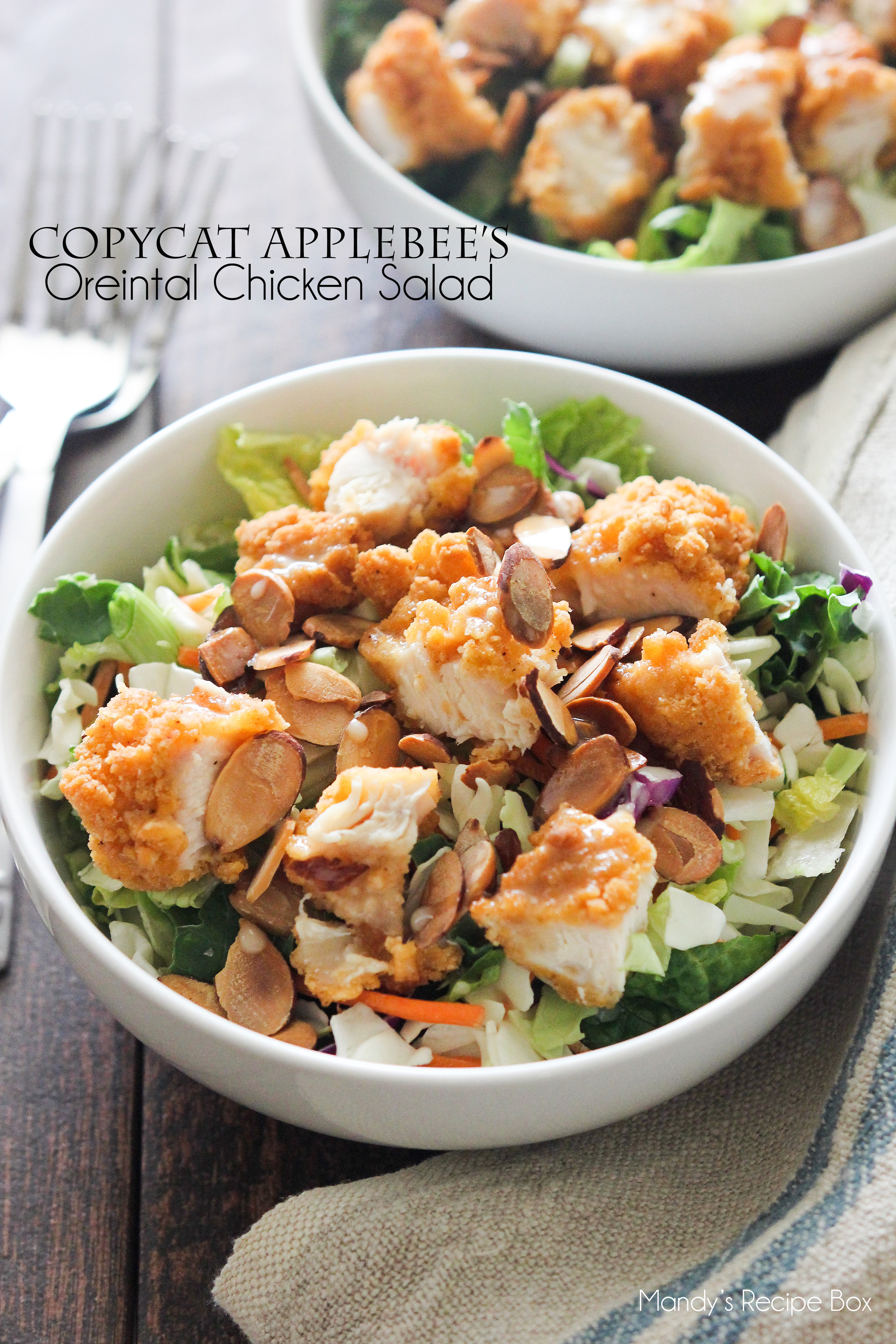 Copycat Applebee's Oriental Chicken Salad 
