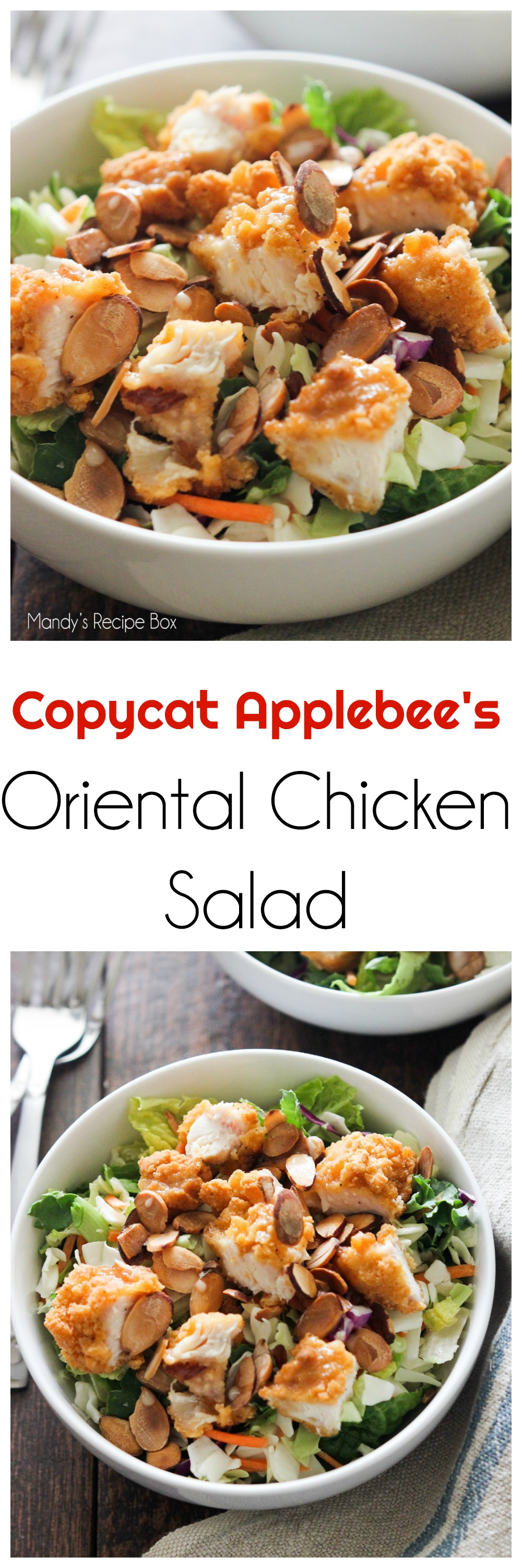 Applebee's Oriental Chicken Salad | Mandy's Recipe Box