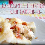 Chicken & Ravioli Carbonara
