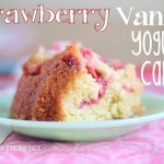 Strawberry Vanilla Yogurt Cake