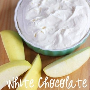 White Chocolate Fruit Dip {and Pie Filling}