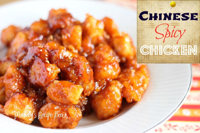 Chinese Spicy Chicken | Mandy's Recipe Box