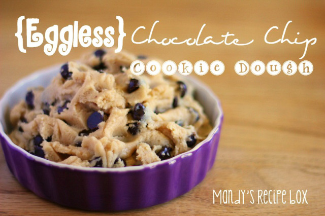 {Eggless} Chocolate Chip Cookie Dough