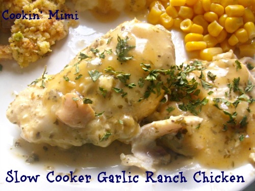 slow cooker garlic ranch chicken
