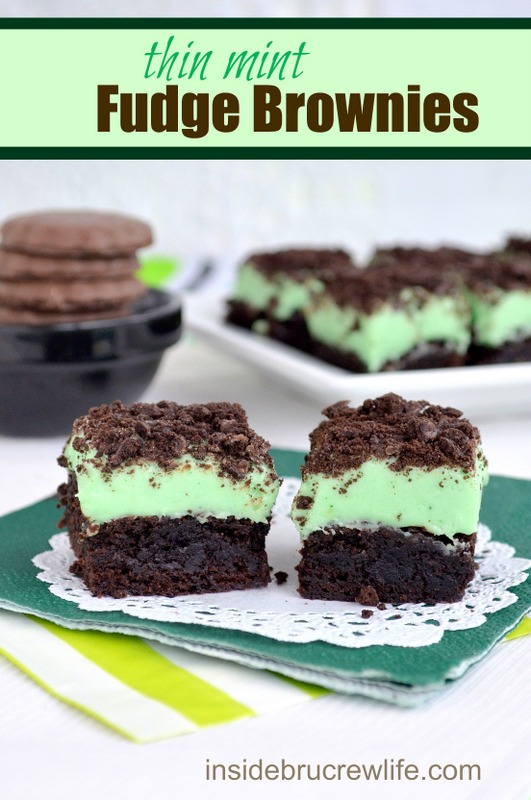 Thin_Mint_Fudge_Brownies, thin mints, girl scout cookies