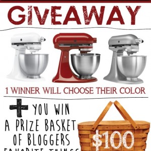 Bloggers’ Kitchen Aid & My Favorite Things Giveaway