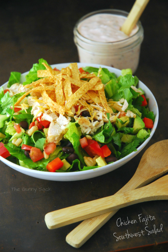 Chicken Fajita Southwest Salad Recipe