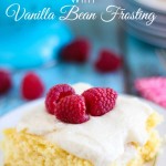 Skinny Cake with Vanilla Bean Frosting
