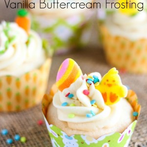 Bakery Style Cupcakes with Vanilla Buttercream Frosting