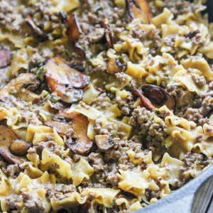 Philly Cheesesteak Style Cheesy Skillet