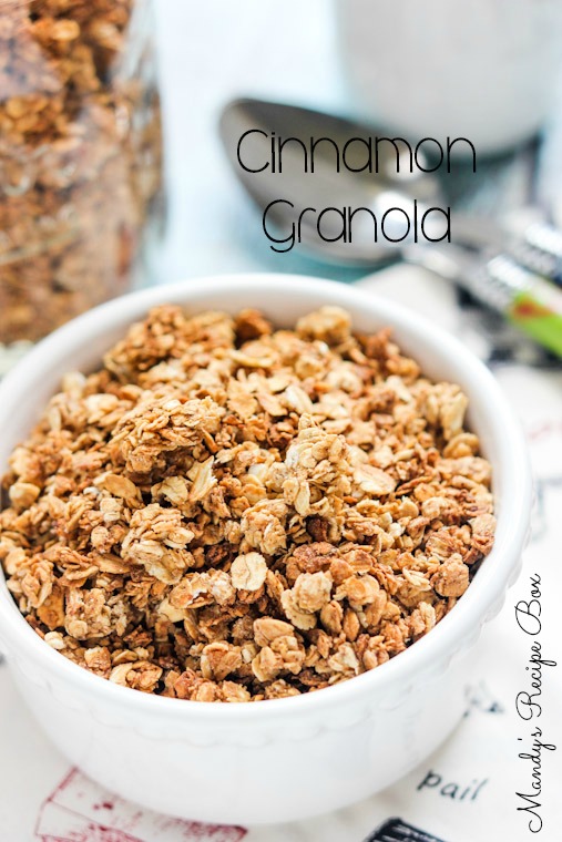 Cinnamon Granola {Slow Cooker Recipe}