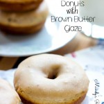 Banana Bread Donuts with Brown Butter Glaze