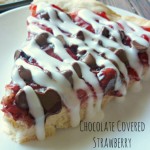 Chocolate Covered Strawberry Dessert Pizza