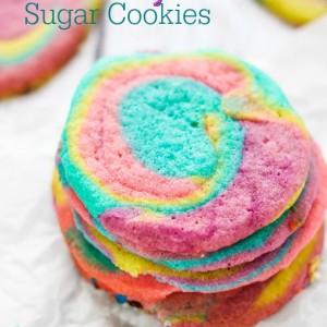 Tie Dye Sugar Cookies