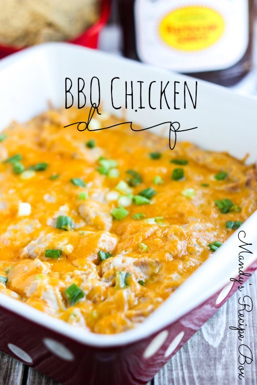 BBQ Chicken Dip {Mandy's Recipe Box} - 19+ of the BEST Summer Potluck Recipes Roundup