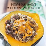 Beef Stuffed Acorn Squash