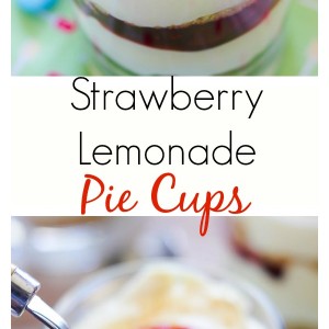 Strawberry Lemonade Pie Cups