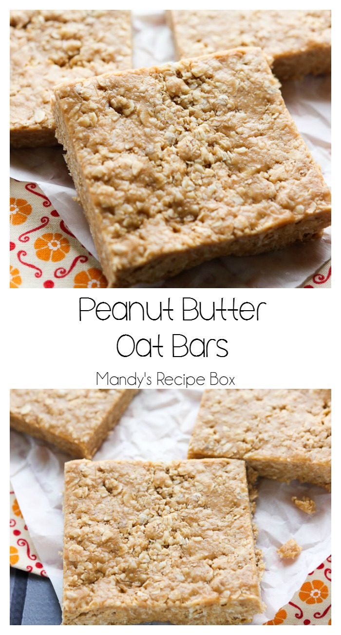 Peanut Butter Oat Bars
