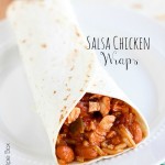 Salsa Chicken Wraps