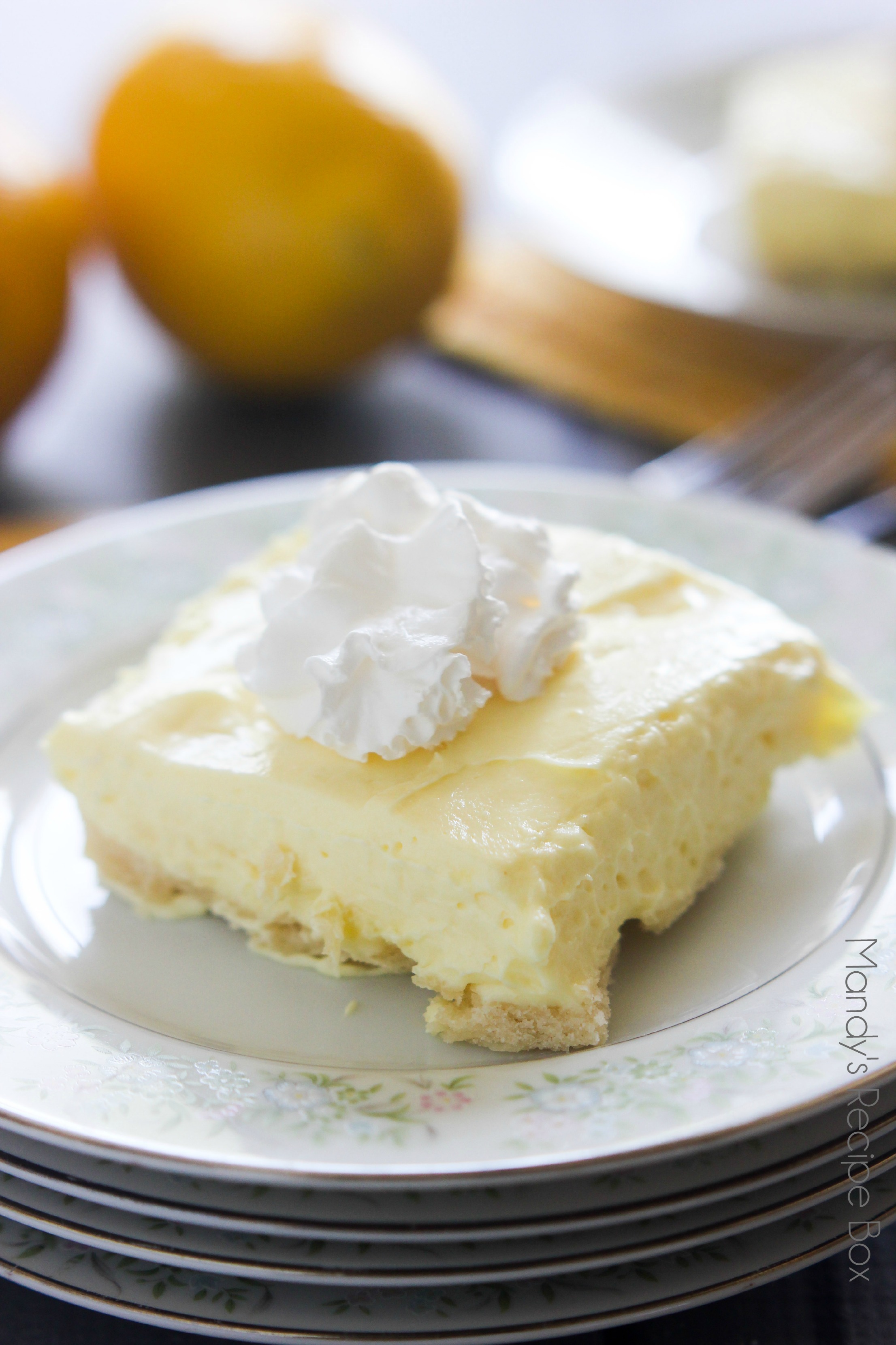 Poke Cake With Lemon Pie Filling