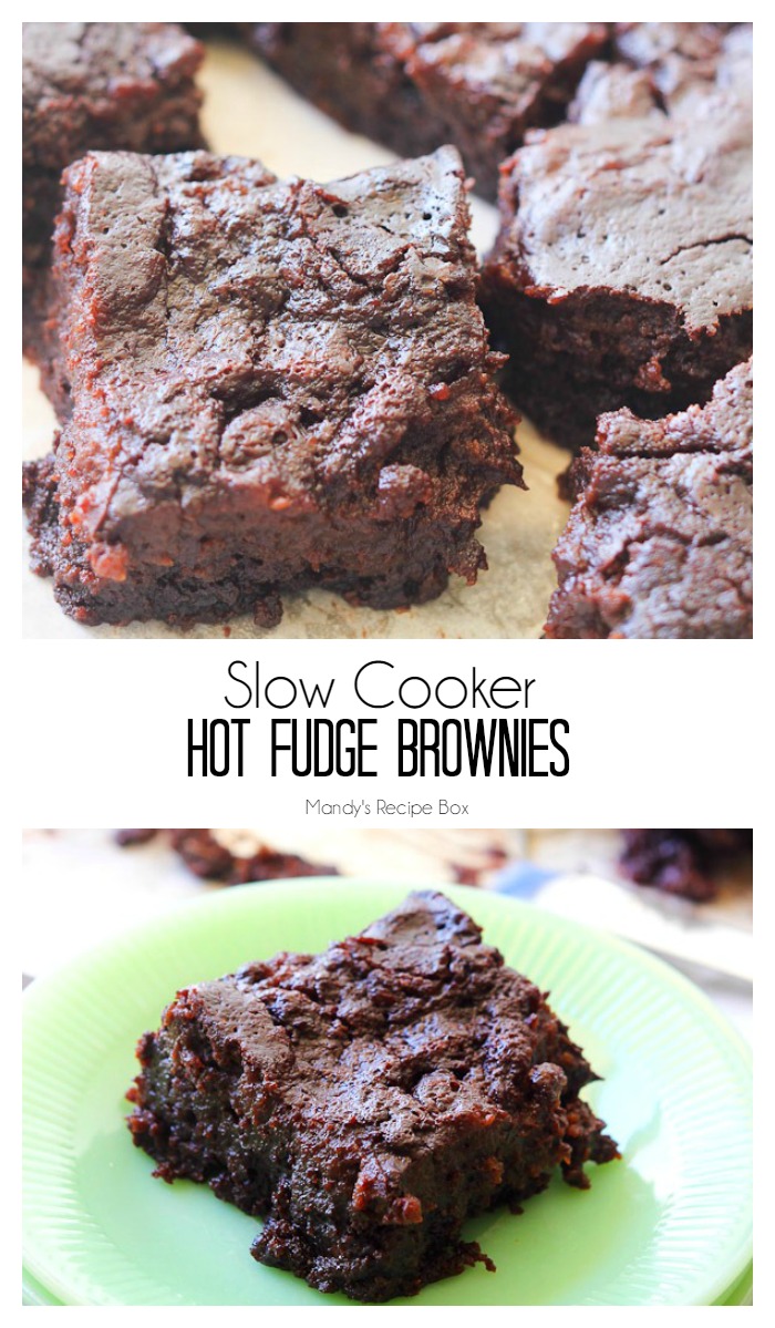 Slow Cooker Hot Fudge Brownies