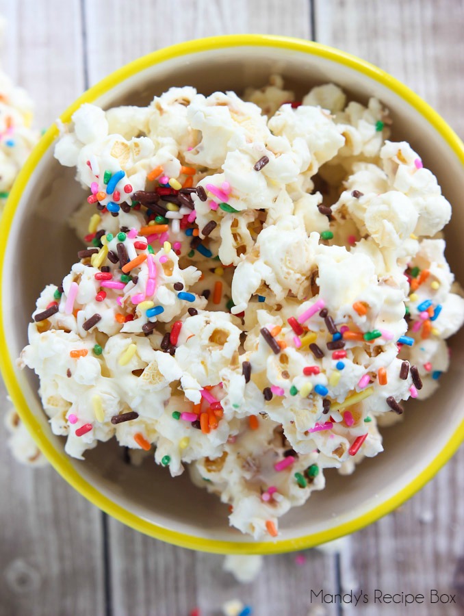 Birthday Cake Popcorn | Mandy's Recipe Box