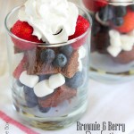 Brownie and Berry Parfaits