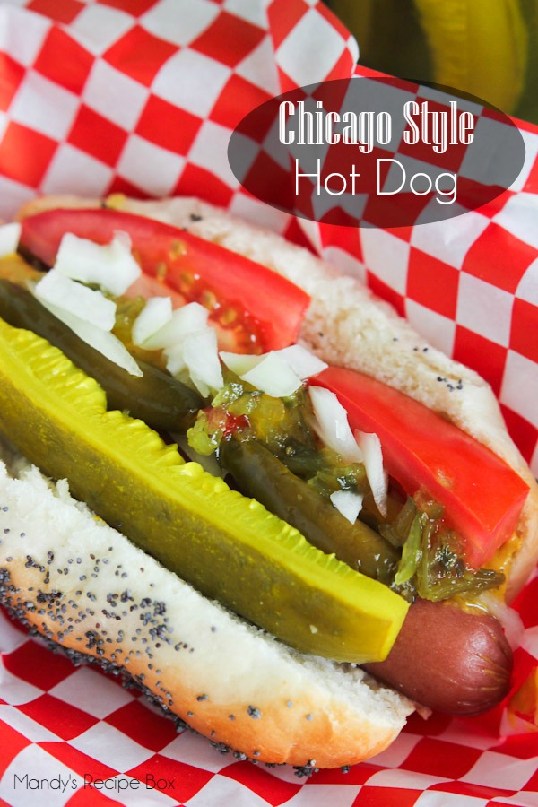 Chicago Style Hot Dog Mandy S Recipe Box   Chicago Style Hot Dog 1 